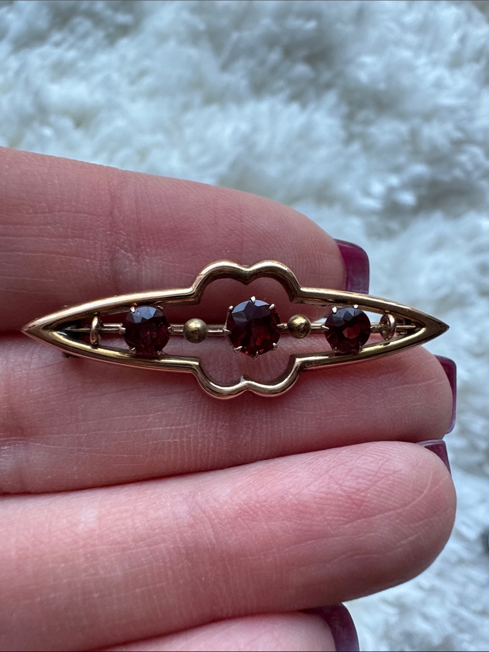 9k Antique Brooch